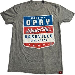 Grand Ole Opry Music City‎ Nashville Since 1925 T-Shirt Men's S Gray Country